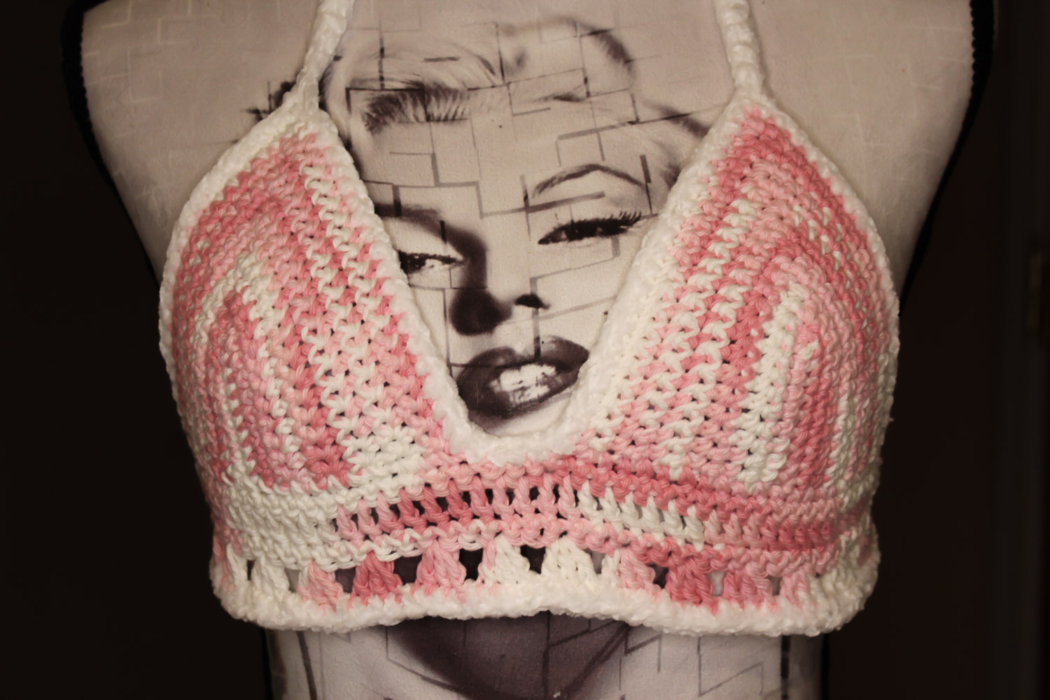 Velvet-Lined Crop Top - Image 2