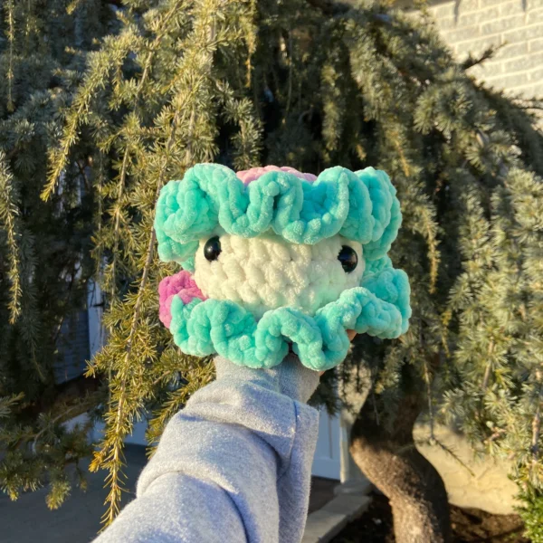 Crochet Oyster Valentine’s Day Amigurumi Plushie Multicolor Plush Toy